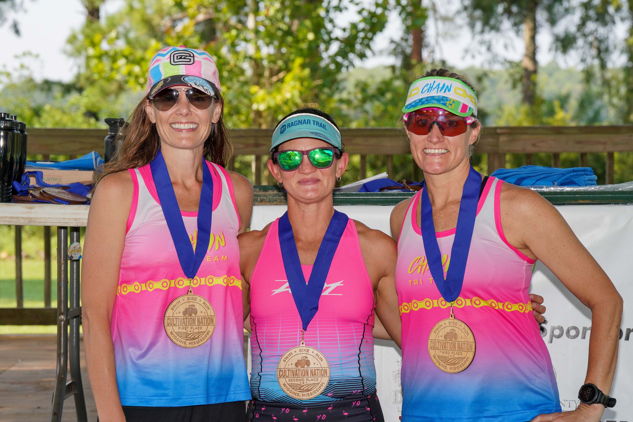 Runners at the 2024 Stone County Cultivation Nation Triathlon.